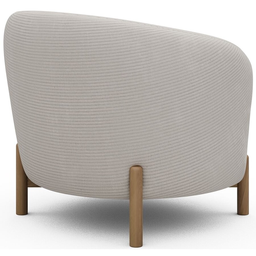 Gran Fauteuil Ivory Corduroy / Eiken Gran Fauteuil Ivory Corduroy / Eiken