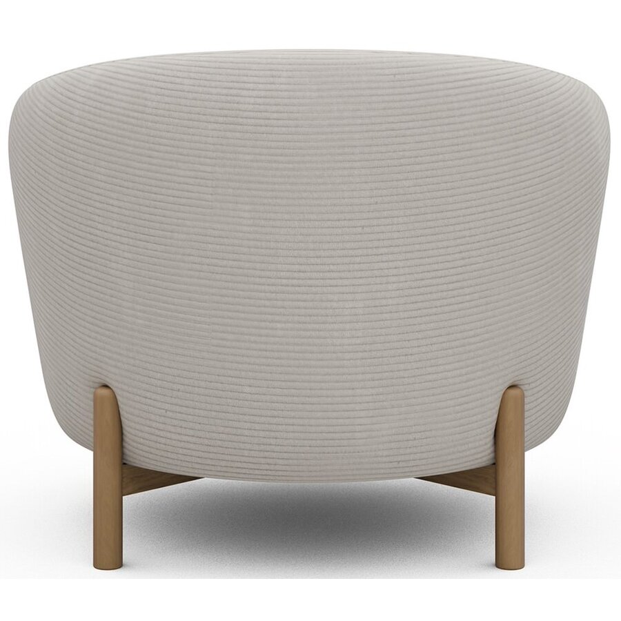 Gran Fauteuil Ivory Corduroy / Eiken Gran Fauteuil Ivory Corduroy / Eiken