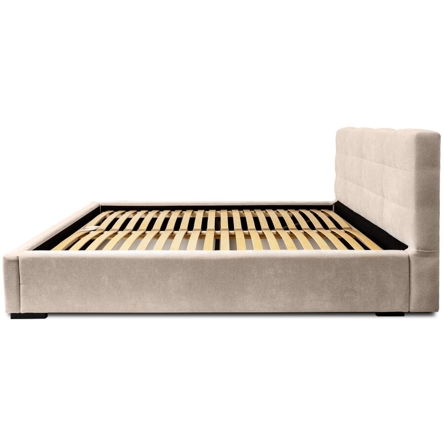 Faro 140 x 200 cm Gestoffeerd Bed Beige Faro 140 x 200 cm Gestoffeerd Bed Beige