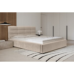 Trae Mobler Faro 160 x 200 cm Gestoffeerd Bed Beige