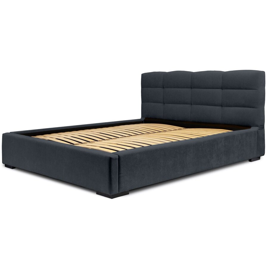 Faro 180 x 200 cm Gestoffeerd Bed Donkerblauw