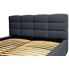 Faro 180 x 200 cm Gestoffeerd Bed Donkerblauw