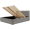 Faro 140 x 200 cm Gestoffeerd Bed Grijs