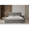 Faro 140 x 200 cm Gestoffeerd Bed Grijs