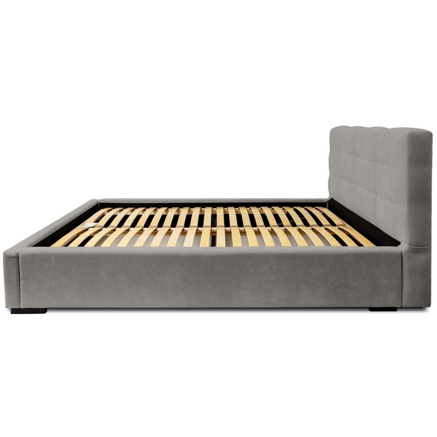 Faro 140 x 200 cm Gestoffeerd Bed Grijs Faro 140 x 200 cm Gestoffeerd Bed Grijs