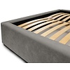 Faro 140 x 200 cm Gestoffeerd Bed Grijs
