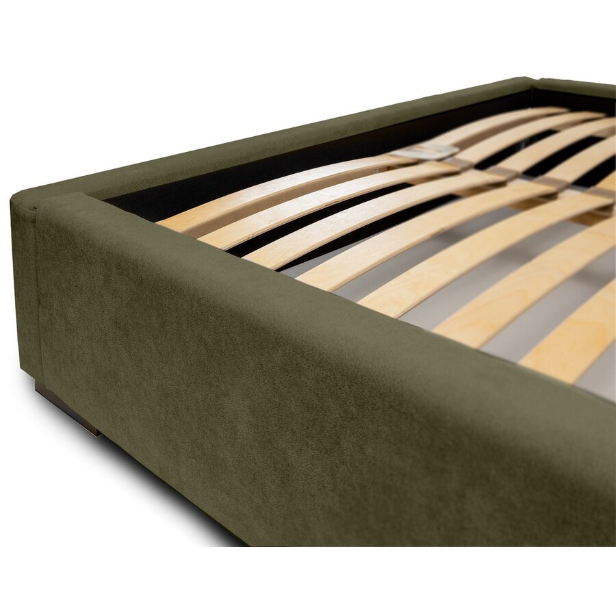 Faro 140 x 200 cm Gestoffeerd Bed Bosgroen