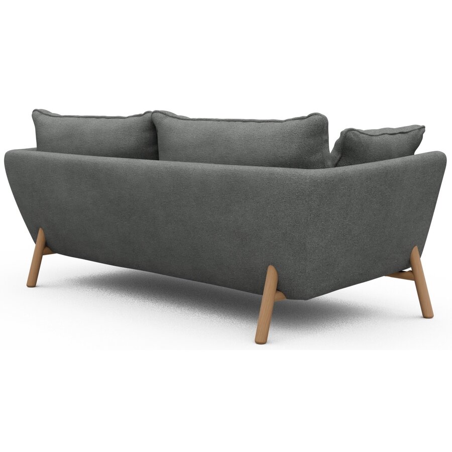 Hasle 2-zits Bank Grijs Bouclé / Eiken Hasle 2-zits Bank Grijs Bouclé / Eiken