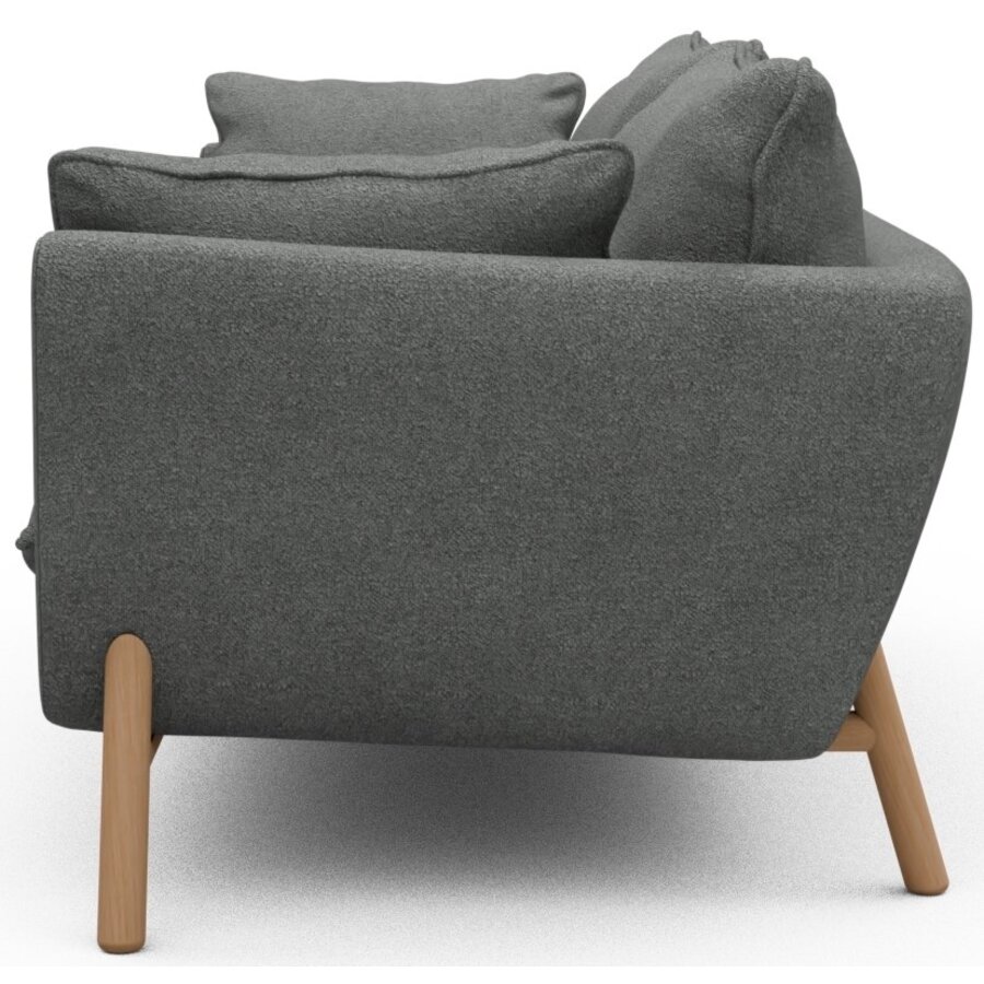 Hasle 2-zits Bank Grijs Bouclé / Eiken Hasle 2-zits Bank Grijs Bouclé / Eiken