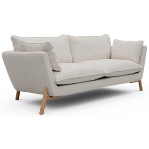 Kragelund Hasle 2-zits Bank Ivory Corduroy / Eiken