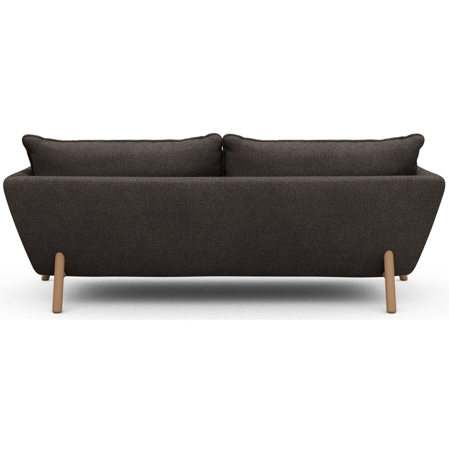 Hasle 3-zits Bank Taupe Bouclé / Eiken Hasle 3-zits Bank Taupe Bouclé / Eiken