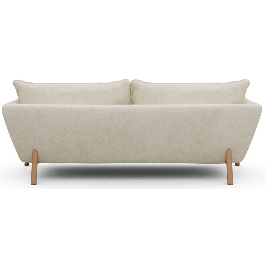 Hasle 3-zits Bank Gebroken Wit Bouclé / Eiken Hasle 3-zits Bank Gebroken Wit Bouclé / Eiken