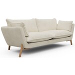 Kragelund Hasle 3-zits Bank Gebroken Wit Bouclé / Eiken Kragelund Hasle 3-zits Bank Gebroken Wit Bouclé / Eiken