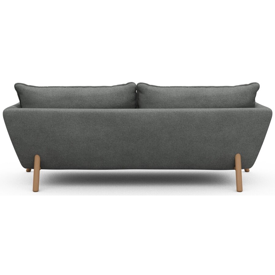 Hasle 3-zits Bank Grijs Bouclé / Eiken Hasle 3-zits Bank Grijs Bouclé / Eiken
