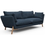 Kragelund Hasle 3-zits Bank Blauw Bouclé / Eiken Kragelund Hasle 3-zits Bank Blauw Bouclé / Eiken