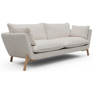 Kragelund Hasle 3-zits Bank Ivory Corduroy / Eiken