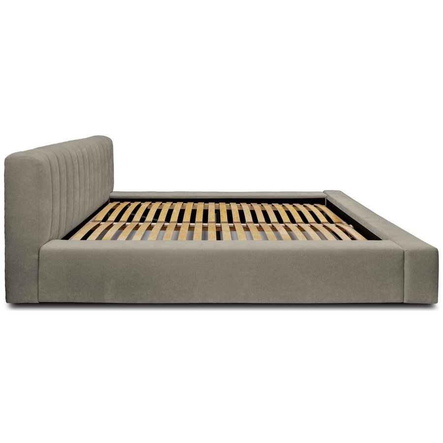 Como140 x 200 cm Gestoffeerd Bed Taupe Como140 x 200 cm Gestoffeerd Bed Taupe