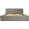 Como140 x 200 cm Gestoffeerd Bed Taupe