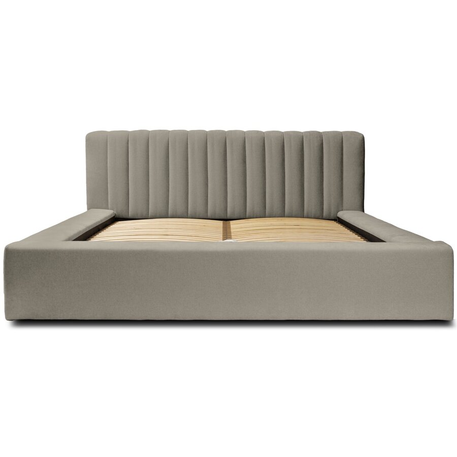 Como 160 x 200 cm Gestoffeerd Bed Taupe Como 160 x 200 cm Gestoffeerd Bed Taupe