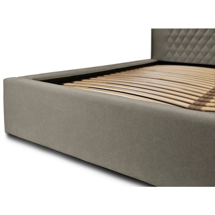 Montana 140 x 200 cm Gestoffeerd Bed Taupe Montana 140 x 200 cm Gestoffeerd Bed Taupe