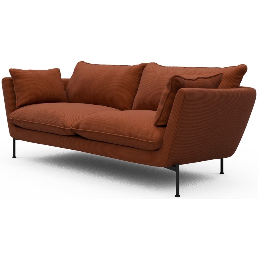Hasle 2-zits Bank Lux Oranje Corduroy Hasle 2-zits Bank Lux Oranje Corduroy