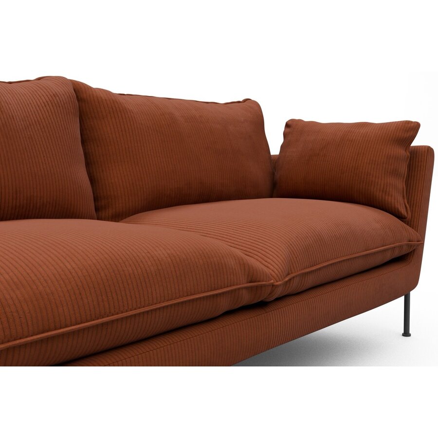 Hasle 2-zits Bank Lux Oranje Corduroy Hasle 2-zits Bank Lux Oranje Corduroy