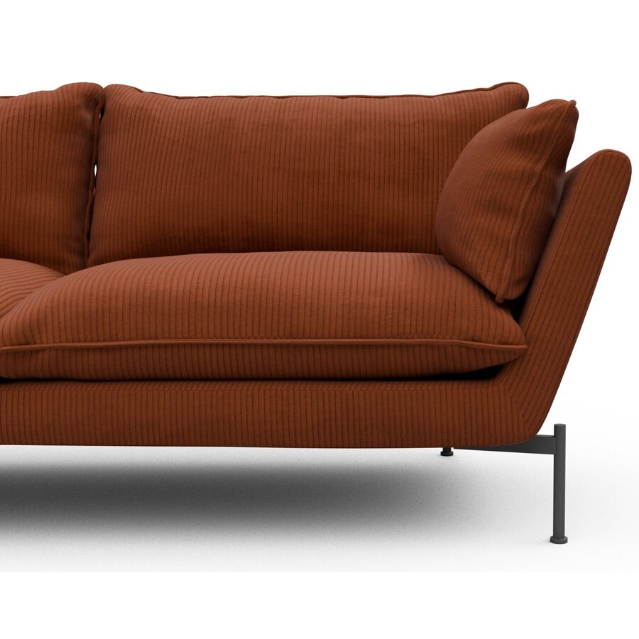 Hasle 2-zits Bank Lux Oranje Corduroy Hasle 2-zits Bank Lux Oranje Corduroy