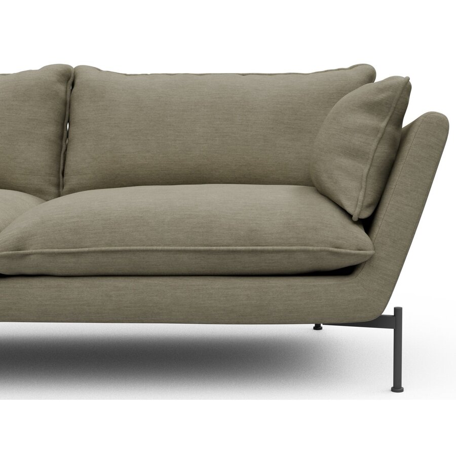 Hasle 2-zits Bank Lux Stoffig Zand Hasle 2-zits Bank Lux Stoffig Zand