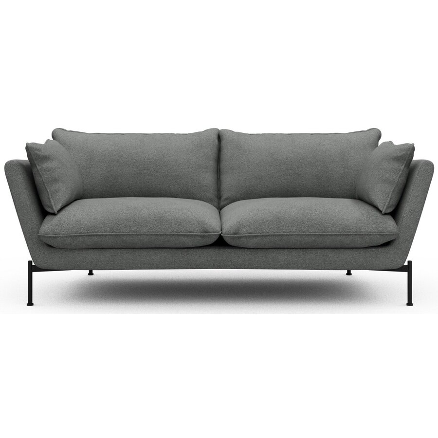 Hasle 2-zits Bank Lux Grijs Bouclé Hasle 2-zits Bank Lux Grijs Bouclé