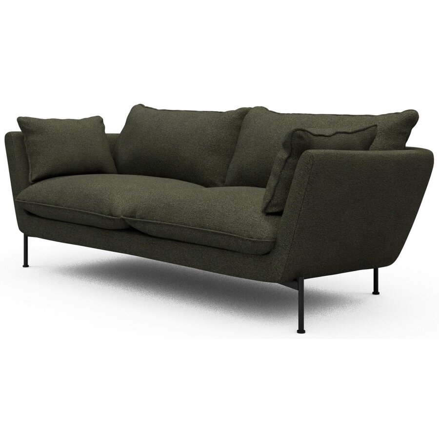 Hasle 2-zits Bank Lux Bosgroen Bouclé Hasle 2-zits Bank Lux Bosgroen Bouclé