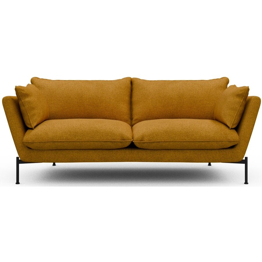 Hasle 2-zits Bank Lux Oker Bouclé Hasle 2-zits Bank Lux Oker Bouclé