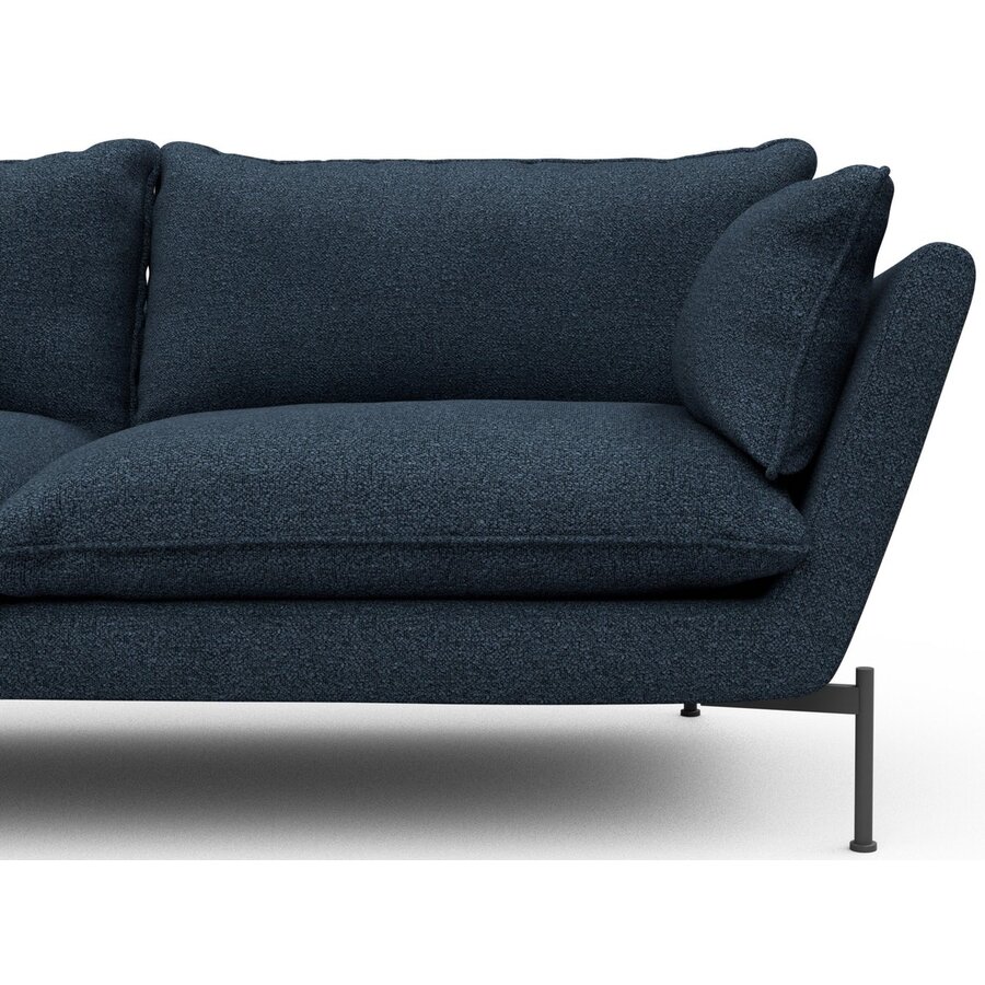 Hasle 2-zits Bank Lux Blauw Bouclé Hasle 2-zits Bank Lux Blauw Bouclé
