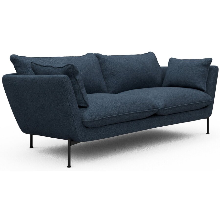 Hasle 2-zits Bank Lux Blauw Bouclé Hasle 2-zits Bank Lux Blauw Bouclé
