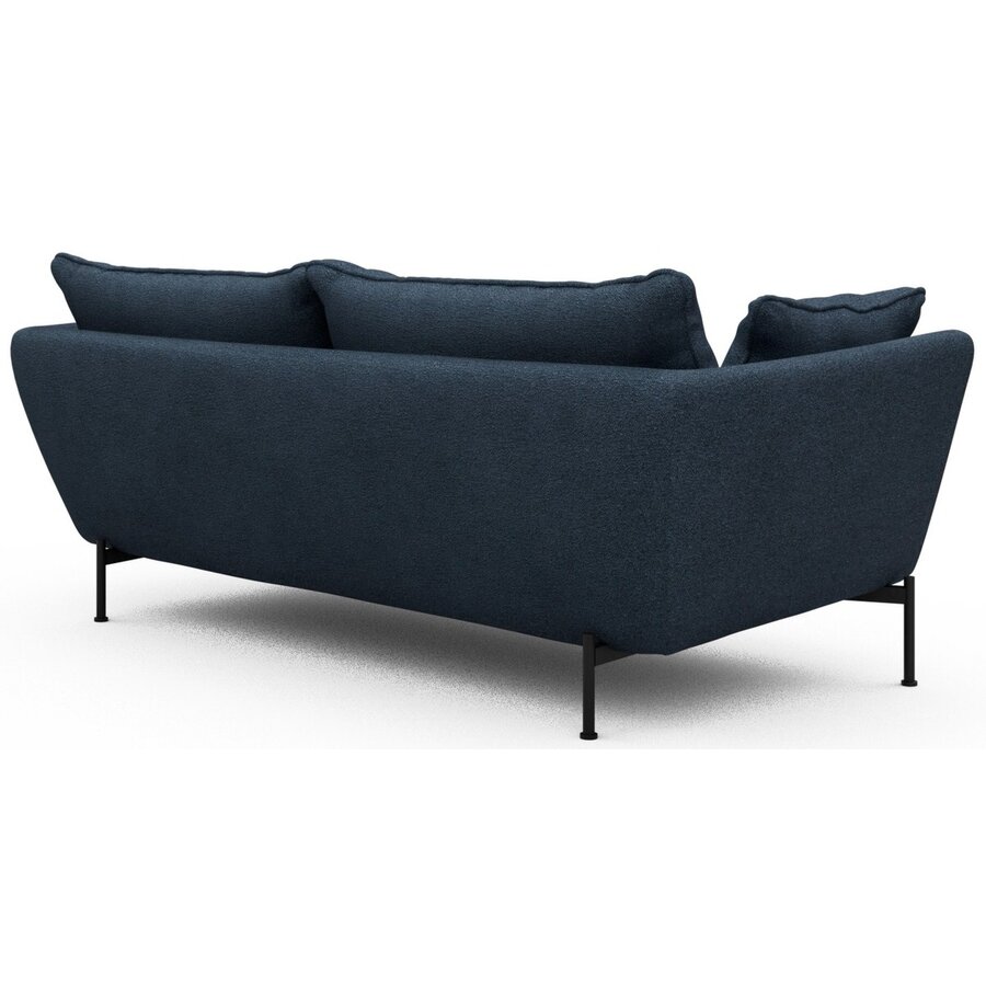 Hasle 2-zits Bank Lux Blauw Bouclé Hasle 2-zits Bank Lux Blauw Bouclé