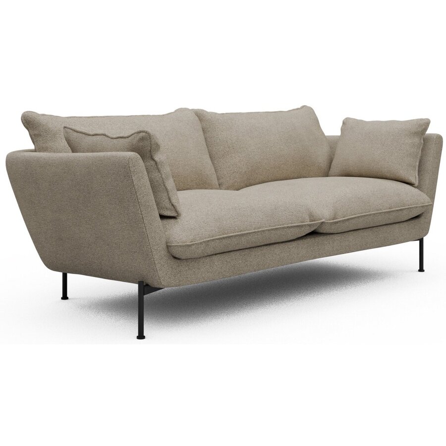 Hasle 2-zits Bank Lux Beige Bouclé Hasle 2-zits Bank Lux Beige Bouclé
