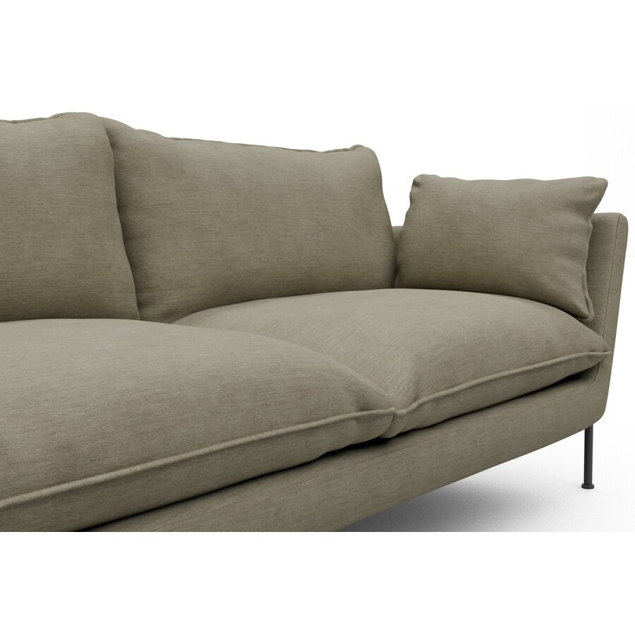 Hasle 3-zits Bank Lux Stoffig Zand Hasle 3-zits Bank Lux Stoffig Zand