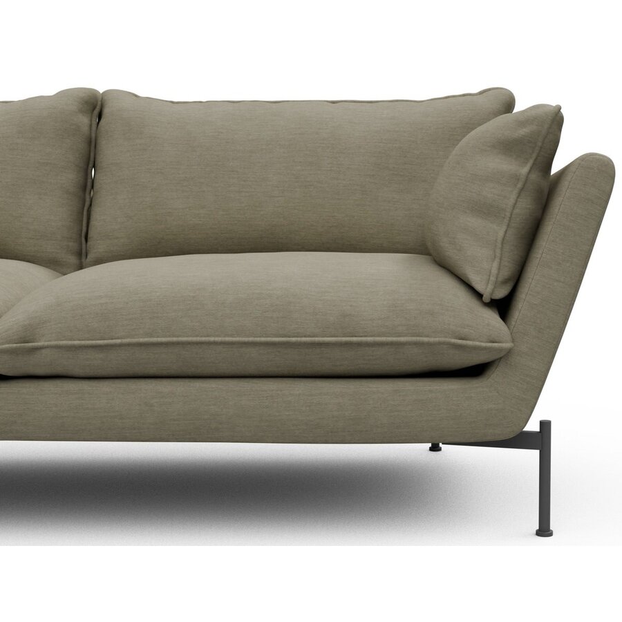 Hasle 3-zits Bank Lux Stoffig Zand Hasle 3-zits Bank Lux Stoffig Zand