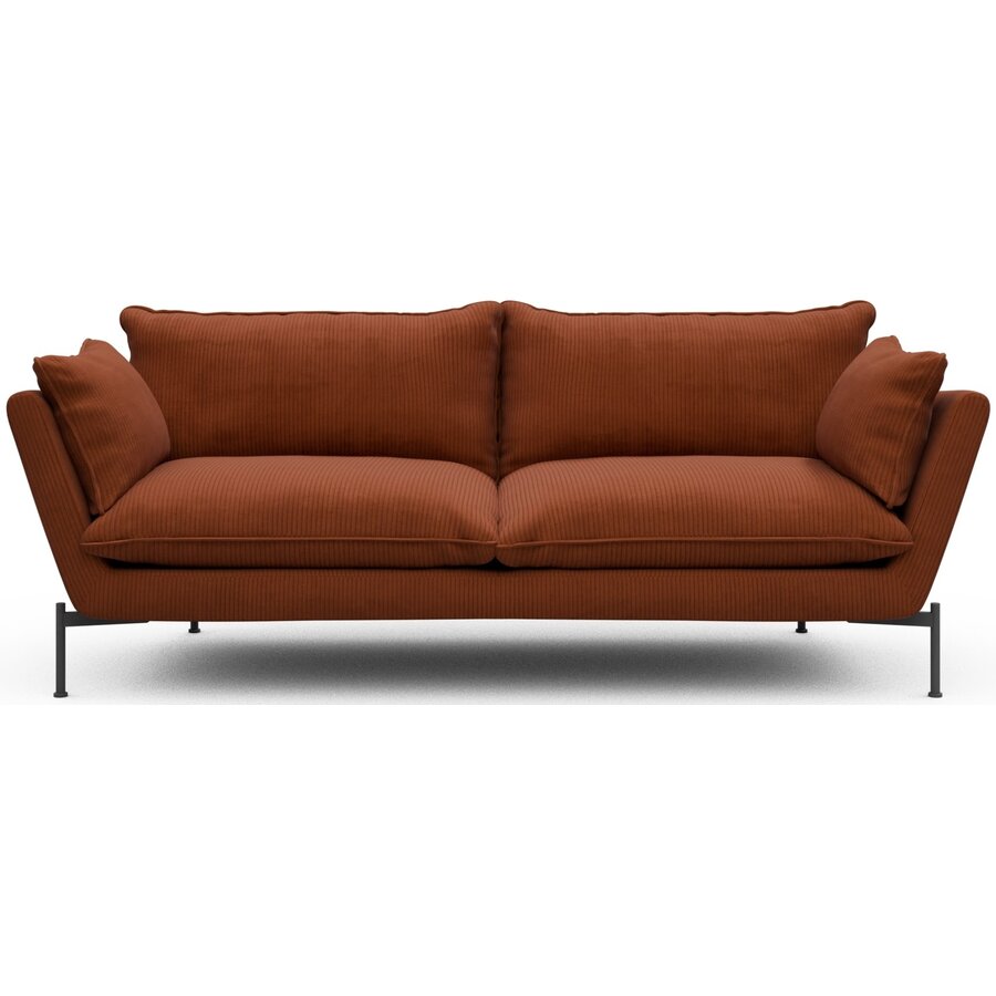 Hasle 3-zits Bank Lux Oranje Corduroy Hasle 3-zits Bank Lux Oranje Corduroy