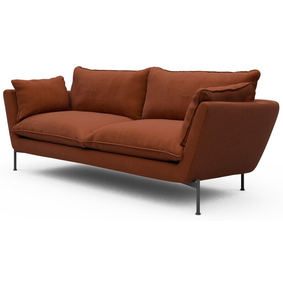 Hasle 3-zits Bank Lux Oranje Corduroy Hasle 3-zits Bank Lux Oranje Corduroy