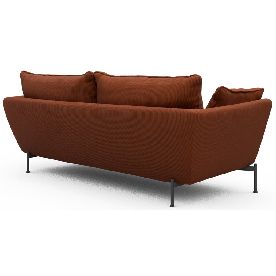 Hasle 3-zits Bank Lux Oranje Corduroy Hasle 3-zits Bank Lux Oranje Corduroy