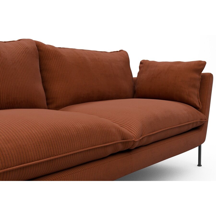 Hasle 3-zits Bank Lux Oranje Corduroy Hasle 3-zits Bank Lux Oranje Corduroy