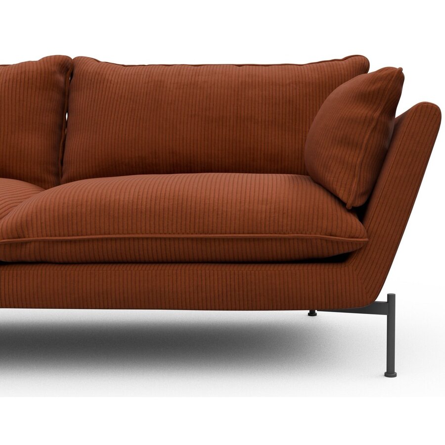 Hasle 3-zits Bank Lux Oranje Corduroy Hasle 3-zits Bank Lux Oranje Corduroy