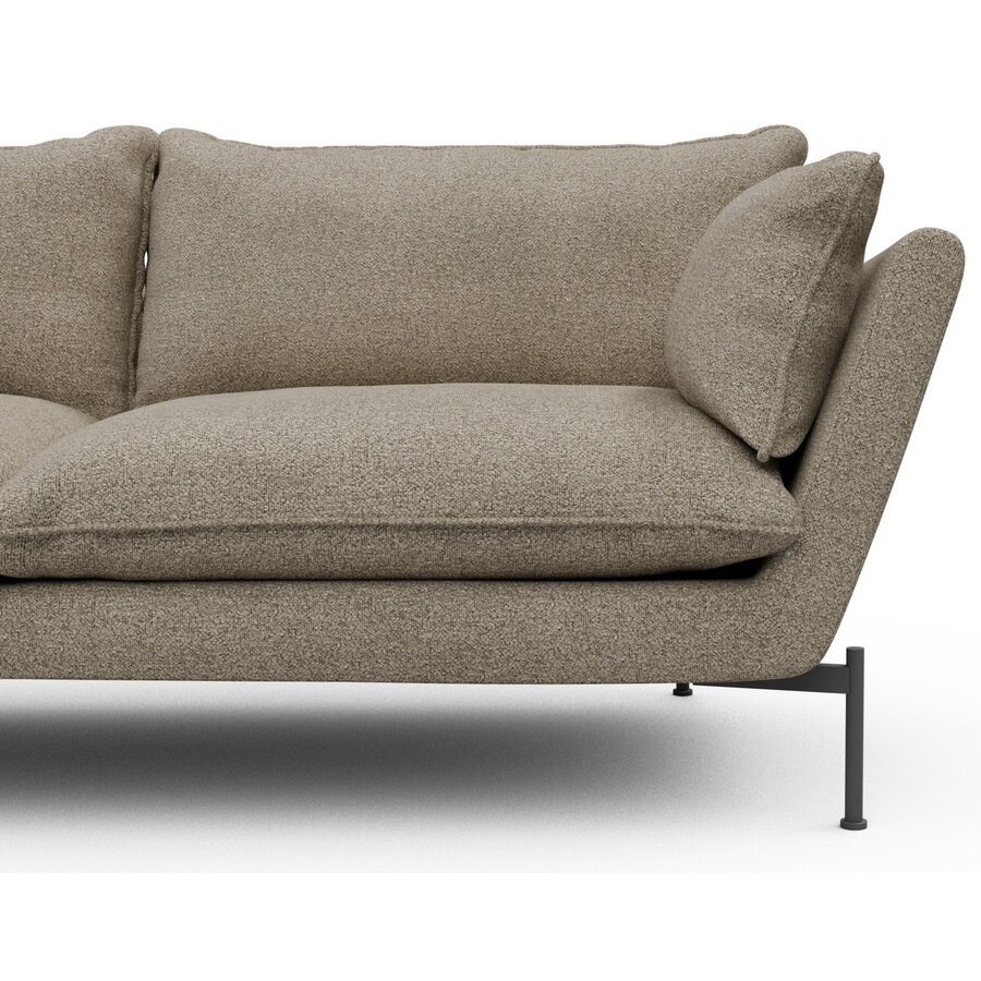 Hasle 3-zits Bank Lux Beige Bouclé Hasle 3-zits Bank Lux Beige Bouclé