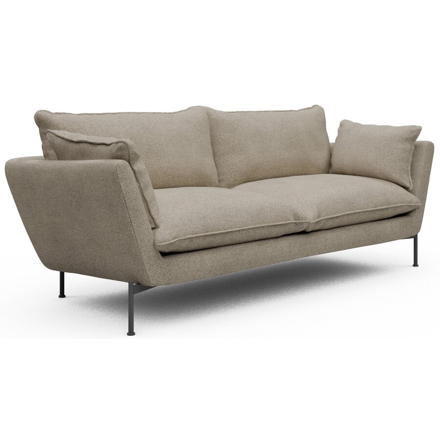 Hasle 3-zits Bank Lux Beige Bouclé Hasle 3-zits Bank Lux Beige Bouclé
