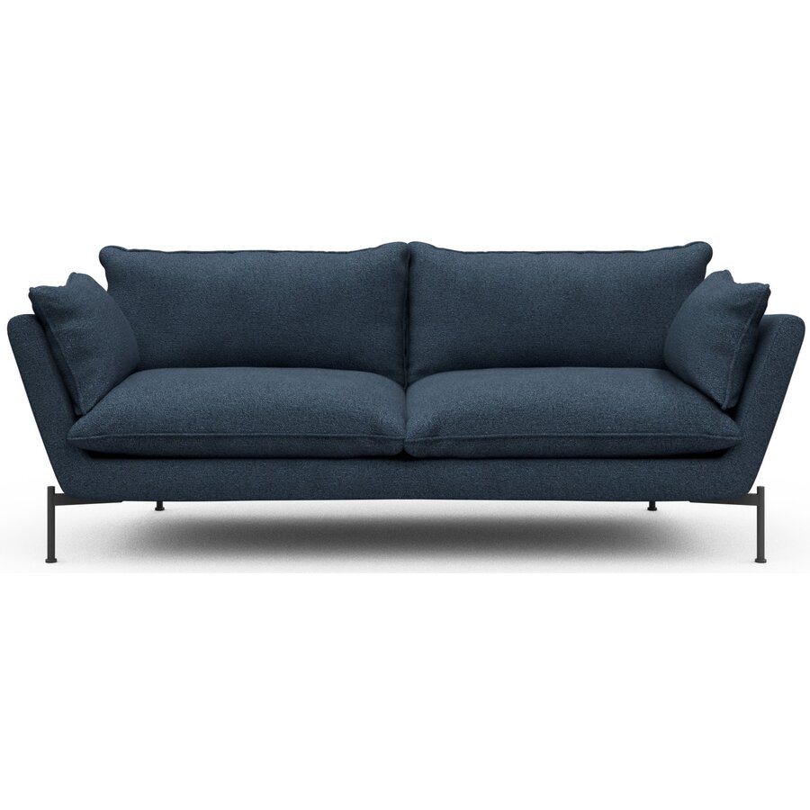 Hasle 3-zits Bank Lux Blauw Bouclé Hasle 3-zits Bank Lux Blauw Bouclé