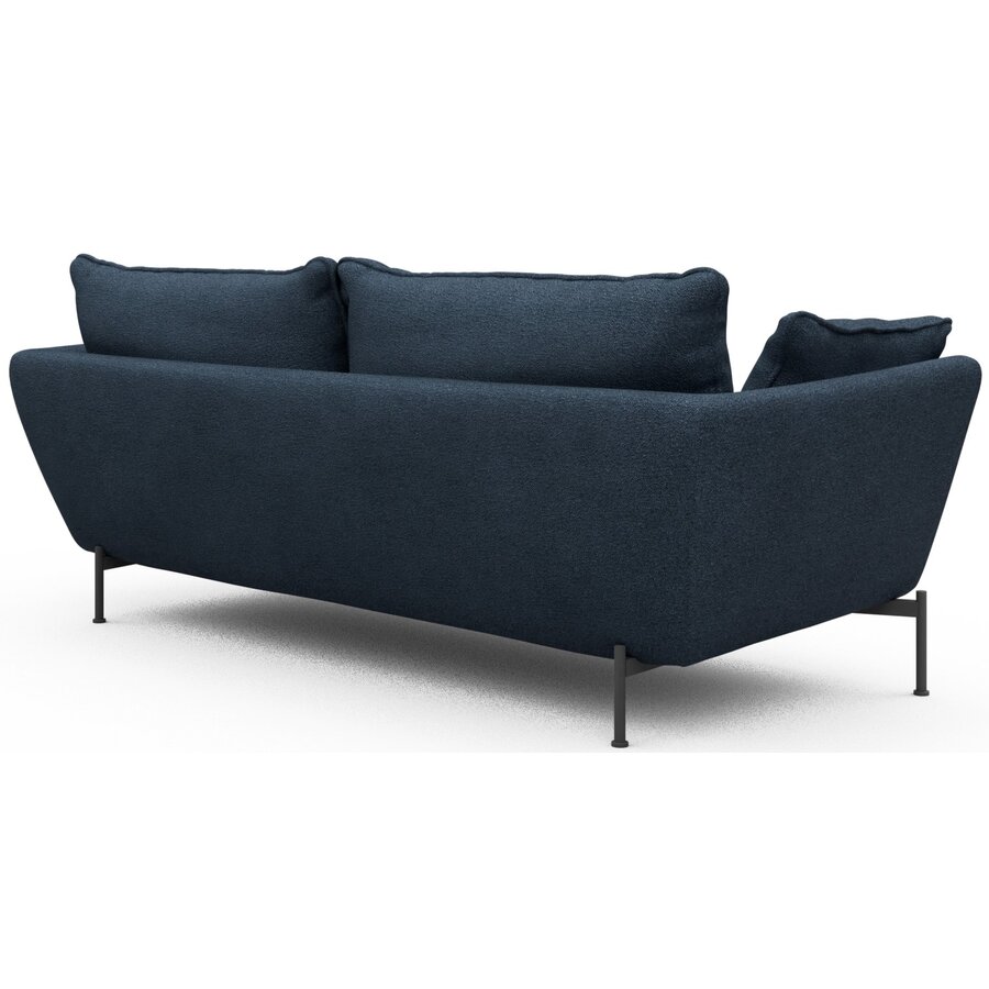 Hasle 3-zits Bank Lux Blauw Bouclé Hasle 3-zits Bank Lux Blauw Bouclé