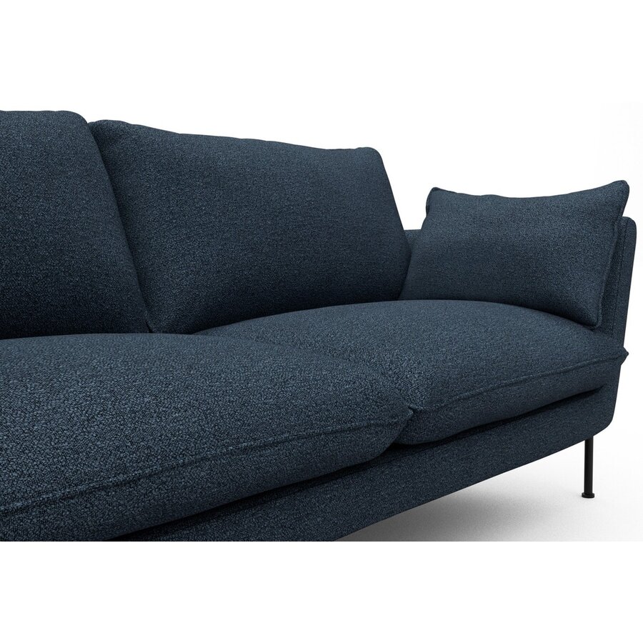 Hasle 3-zits Bank Lux Blauw Bouclé Hasle 3-zits Bank Lux Blauw Bouclé