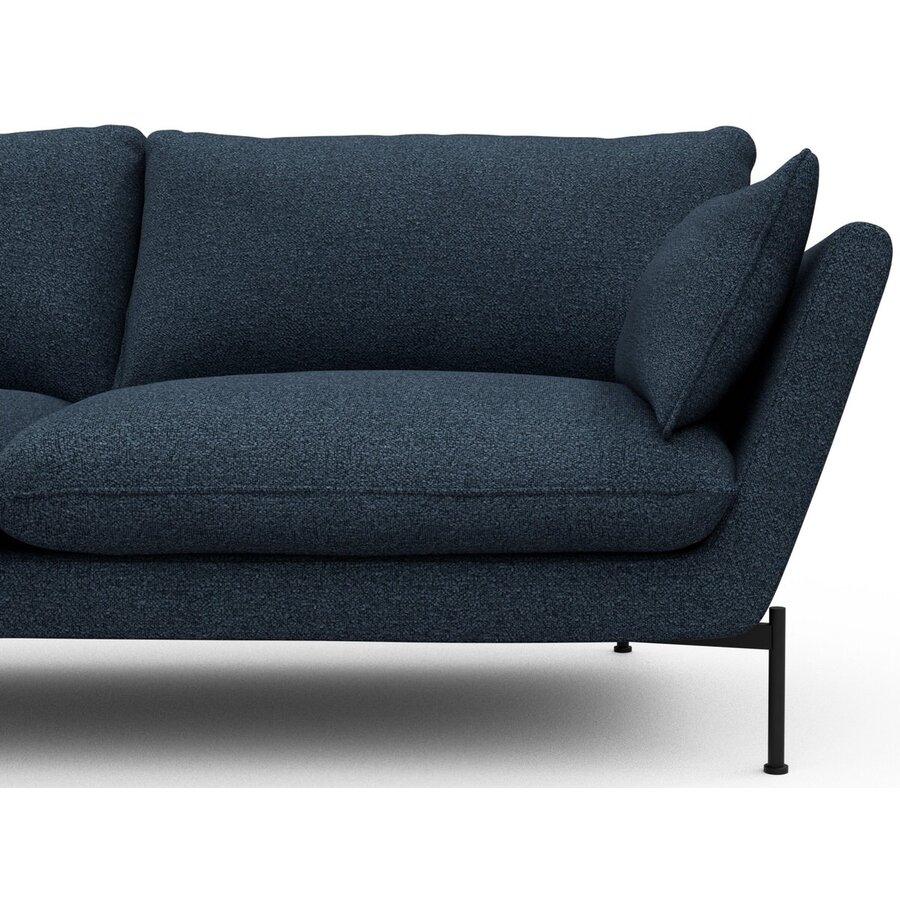 Hasle 3-zits Bank Lux Blauw Bouclé Hasle 3-zits Bank Lux Blauw Bouclé