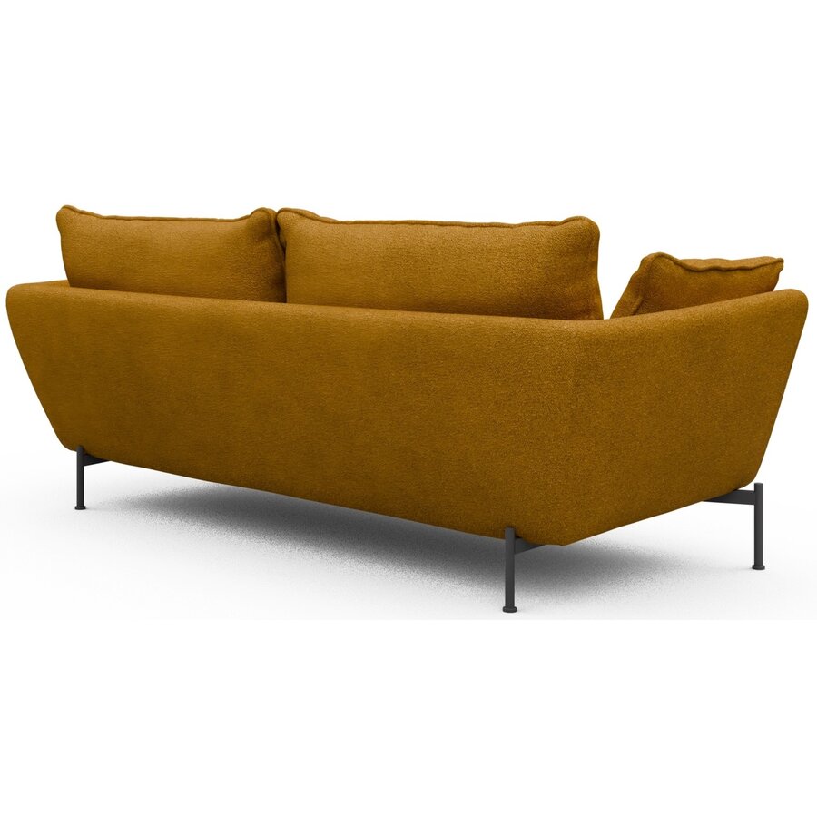 Hasle 3-zits Bank Lux Oker Bouclé Hasle 3-zits Bank Lux Oker Bouclé