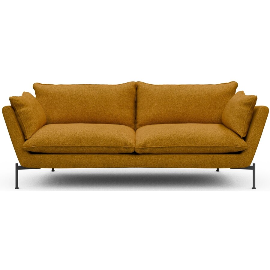 Hasle 3-zits Bank Lux Oker Bouclé Hasle 3-zits Bank Lux Oker Bouclé